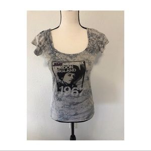 Rare Rhinestone Jimi Hendrix tee shirt
